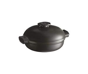 Emile Henry EH779563 Delight - Sartén (cerámica, 2,5 L), color negro