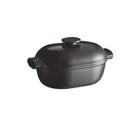 Emile Henry, EH779565 Delight - Olla ovalada (cerámica, 4,5 L), color negro
