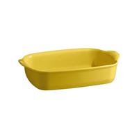 Emile Henry EH909650 - Bandeja para horno rectangular (cerámica, 29 x 19 x 7 cm), color amarillo