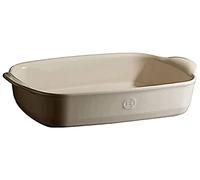 Emile Henry Plato de Hornear Argile 36,5 X 23,5CM H 7,5 CM + Libro Cocina En