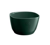 Emile Henry - Ensaladera mediana (M) - Cerámica de alta resistencia HR - Preparación y servicio diario - Color cedro - Fabricado en Francia