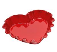 Emile Henry Le moule cœur-Grand Cru, Céramique HR, 32,5 x 28 x 6 cm