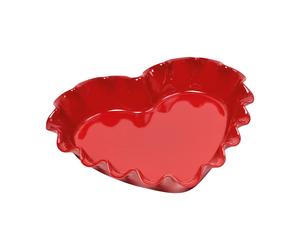 Emile Henry Molde cerámico corazón Emile Henry 1.5 L Rojo