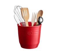 Emile Henry - Olla para utensilios de cerámica de alta resistencia HR - Gran capacidad y estabilidad en la encimera - Color Grand Cru - Fabricado en Francia