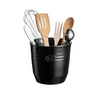 Emile Henry - Olla para utensilios de cerámica de alta resistencia HR® - Gran capacidad y estabilidad en la encimera - Color Trufa - Fabricado en Francia
