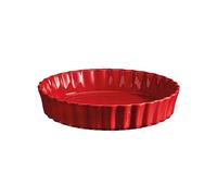 Emile Henry Molde para tarta 28 cm Rojo oscuro