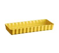 Emile Henry Plato rectangular pequeño para tartas, color amarillo Provence, 1.7 cuartos de galón