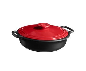 Emile Henry Sublime+ - Sartén de cerámica de alto rendimiento para todo tipo de fuegos, incluida la inducción, cocina homogénea y platos salteados o guisados, color grandioso, fabricado en Francia