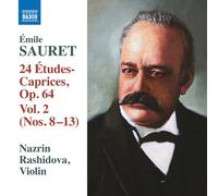 Emile Sauret Émile Sauret: 24 Études-Caprices, Op. 64 - V (CD) (Importación USA)