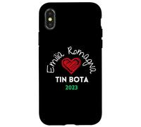 Emilia Romagna Tin Bota | Corazón Carcasa para iPhone X/XS