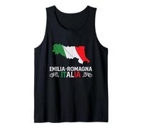 Emilia-Romaña Italia Silueta de Recuerdo Camiseta sin Mangas