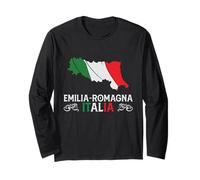 Emilia-Romaña Italia Silueta de Recuerdo Manga Larga