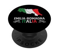 Emilia-Romaña Italia Silueta de Recuerdo PopSockets PopGrip Adhesivo