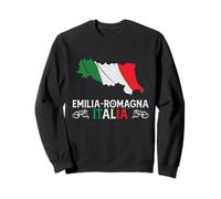 Emilia-Romaña Italia Silueta de Recuerdo Sudadera