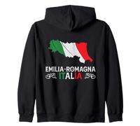 Emilia-Romaña Italia Silueta de Recuerdo Sudadera con Capucha