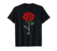 Emiliano - Nombre artístico de Flores Rojas para Hombres y niños Camiseta