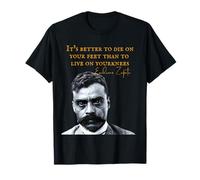 Emiliano Zapata Bandera Mexicana La Revolución Mexicana Camiseta
