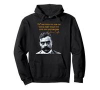 Emiliano Zapata Bandera Mexicana La Revolución Mexicana Sudadera con Capucha