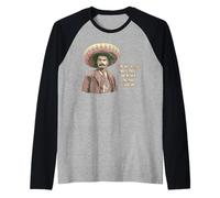 Emiliano zapata Quotes Camisa de héroe de la revolución mexicana Camiseta Manga Raglan