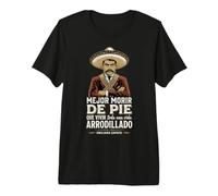 Emiliano Zapata Revolución Mexicana Camiseta Premium