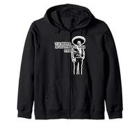 Emiliano Zapata Revolución Mexicana Frase rebelde audaz Sudadera con Capucha