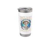 Emiliano Zapata Revolución Mexicana Vaso térmico de acero inoxidable de doble pared