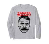Emiliano Zapata Tierra y Libertad Mexicans Revolution Manga Larga