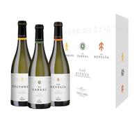 emilio moro - Estuche El Godello Hecho Arte | 3 botellas 75 cl | 100% Godello | Colección Polvorete El Zarzal La Revelía | Edición especial homenaje El Bierzo