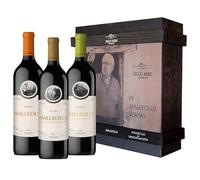 Emilio Moro - Estuche In Malleolus Veritas | Ribera del Duero | 3x Tempranillo Crianza | Malleolus Valderramiro Sanchomartín | Cofre Madera Edición Especial