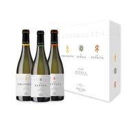EMILIO MORO Estuche Regalo El Godello Hecho Arte | Incluye 3 Vinos Blancos de 750 ml cada uno: Polvorete, El Zarzal y La Revelía
