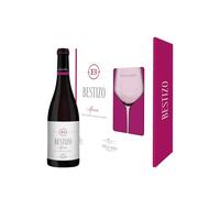 EMILIO MORO Estuche Regalo Origen Mencía | Incluye Vino Tinto Bestizo de 750 ml y 1 Copa de Vino Grabada