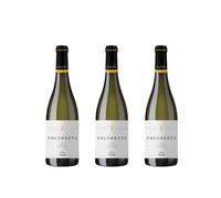 EMILIO MORO - Polvorete, Vino Blanco Afrutado, Variedad Godello, El Bierzo - Pack de 3 Botellas x 750 ml