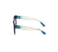 Emilio Pucci Gafas de sol EP 0254 90B brillante azul claro/azul/degradado, 53 mm