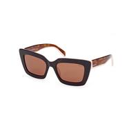 Emilio Pucci Mujer Emilio Pucci EP0202 53E Gafas de sol Acetato la Habana Marrón Cuadrada Normal