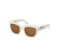 Emilio Pucci Mujer Emilio Pucci EP0215 21E Gafas de sol Acetato Blanco Marrón Mariposa Normal