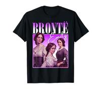 Emily Bronte Booleg Hip Hop Rap Literatura Vintage Camiseta