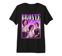 Emily Bronte Booleg Hip Hop Rap Literatura Vintage Camiseta Premium