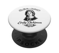 Emily Dickinson Bella de Amherst Flower PopSockets PopGrip Adhesivo
