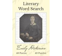 Emily Dickinson Literary Word Search: 40 poems, 40 puzzles | Literature Word Find | Emily Dickinson Poetry | Word Search Puzzles For Literary ... Adults, and Teens | Gift For Bookworms