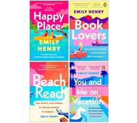 Emily Henry Collection 4 Books Set (Happy Place [Hardcover], Book Lovers, Beach Read, You and Me on Vacation)