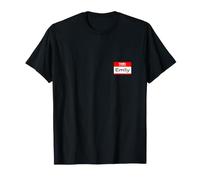 Emily, Hola, me llamo Etiqueta, Placa Camiseta