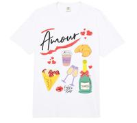 Emily in Paris Amour Food Collage Comfort Colors Adult Heavyweight T-Shirt