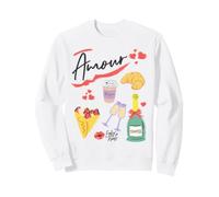 Emily in Paris Amour Food Collage Sudadera