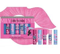 EMILY IN PARIS BÁLSAMOS LABIALES - FRAMBUESA, VAINILLA, MATCHA, VAINILLA Y MENTA - En caja