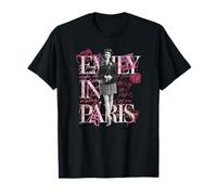 Emily In Paris Black And White Emily Walking Poster V2 Camiseta