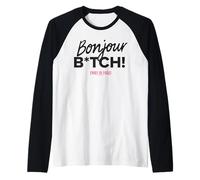 Emily in Paris Bonjour Camiseta Manga Raglan