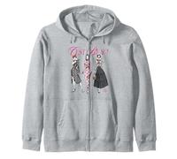 Emily in Paris C'est Beau! Watercolor Fashion Sketch Sudadera con Capucha