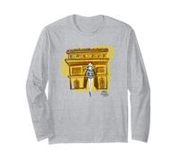 Emily in Paris Posing In The ARC De Triomphe Sketch Portrait Manga Larga