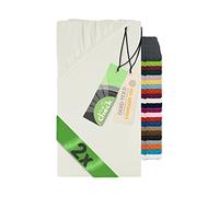 Emily´s Check 2X Sabana Bajera 60x120, Sabana Bajera Algodon para Camas supletorias, cunas y moisés para bebés, 1493.2123 - Color Crema