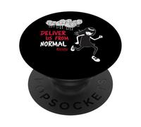 Emily The Strange Deliver Us from Normal PopSockets PopGrip Adhesivo